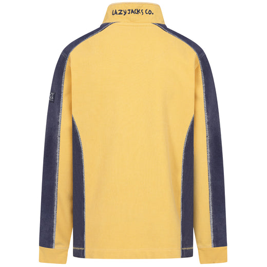 LJ705 - Pique Panel Sweatshirt - Lemon