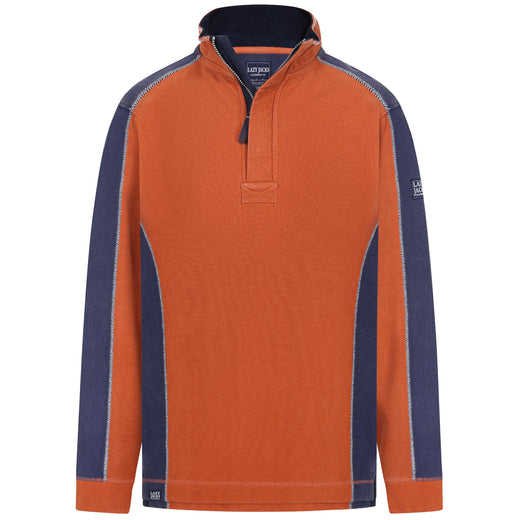 LJ705 - Pique Panel Sweatshirt - Orange