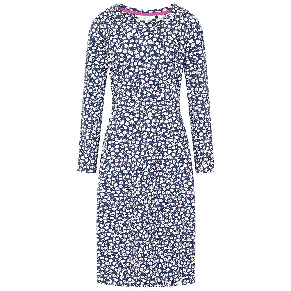 LJ70 - Printed Tie Back Dress - Buttercup