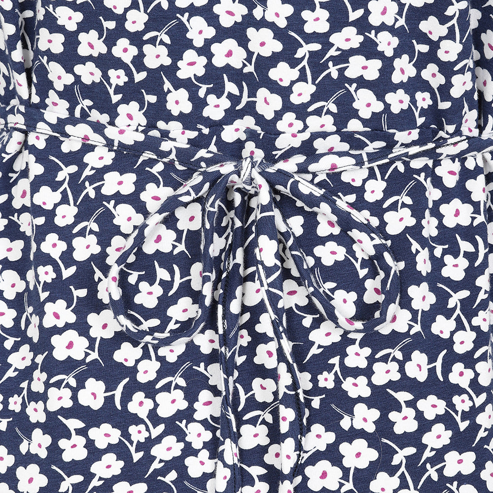 LJ70 - Printed Tie Back Dress - Buttercup