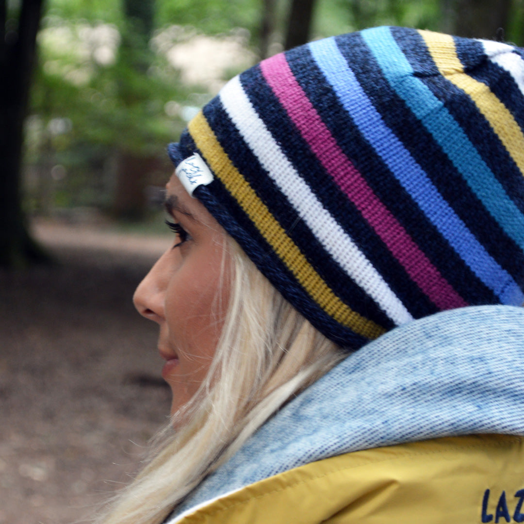LJ73 - Knitted Hat - Honeysuckle