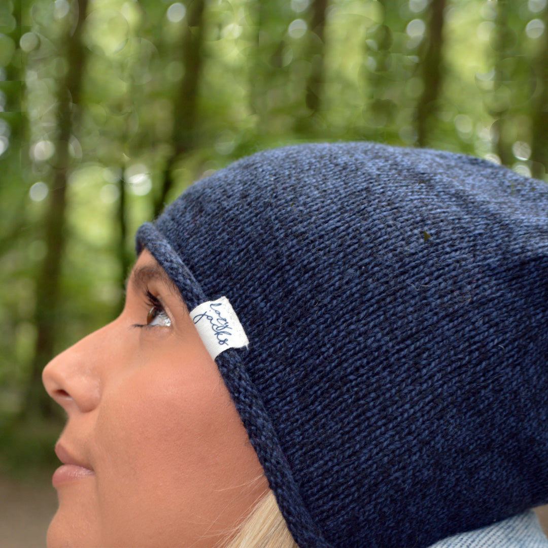 LJ73 - Knitted Hat - Marine