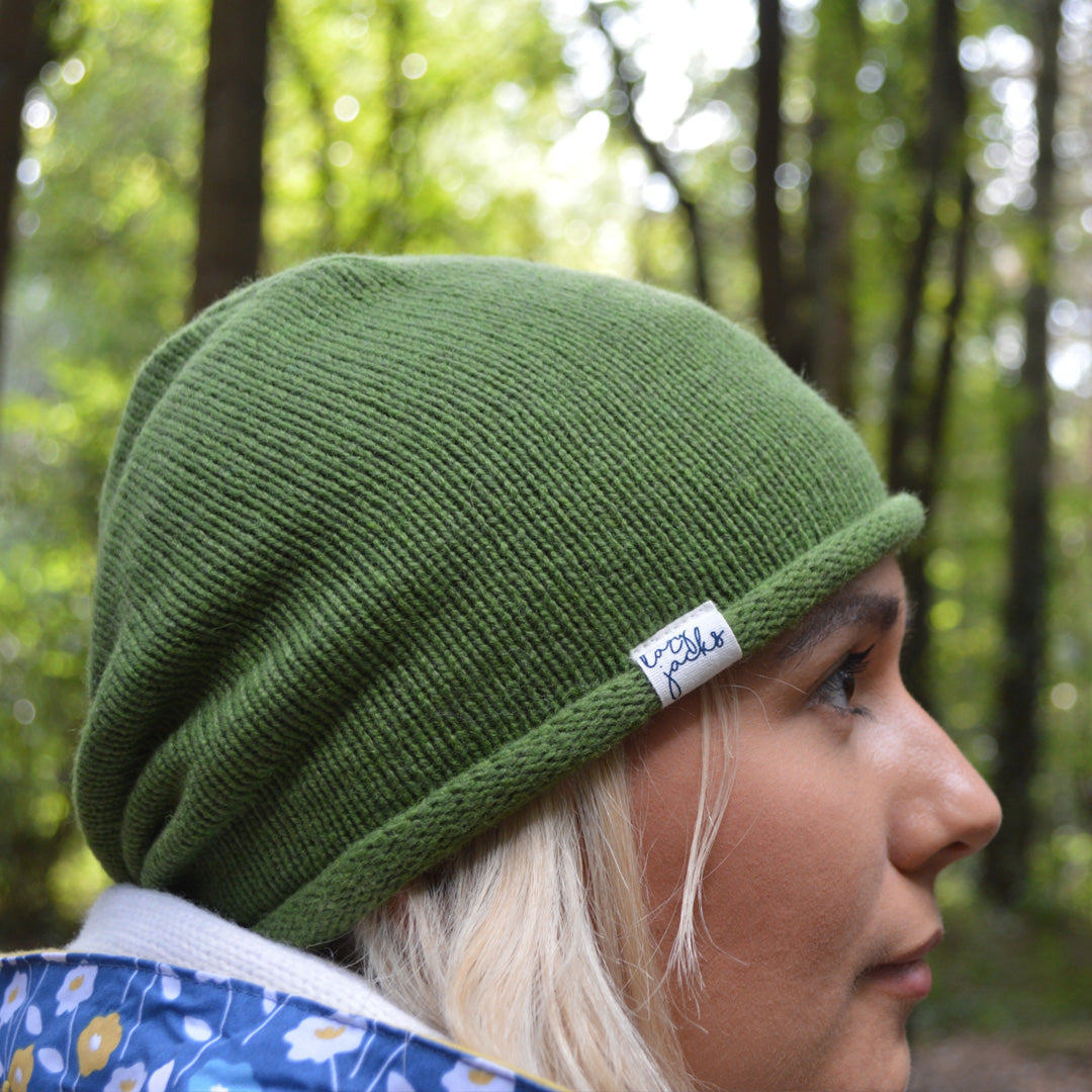 LJ73 - Knitted Hat - Sage