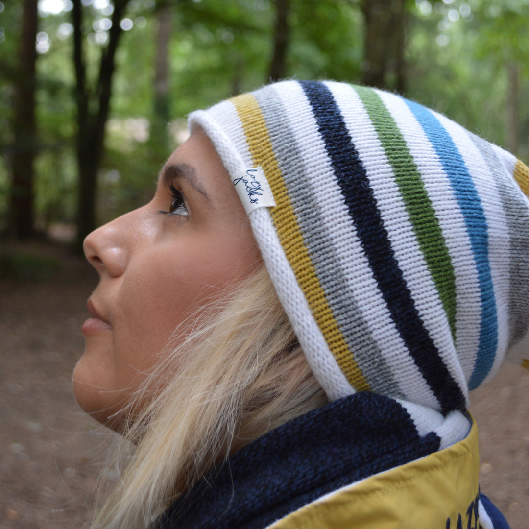 LJ73 - Knitted Hat - Sage
