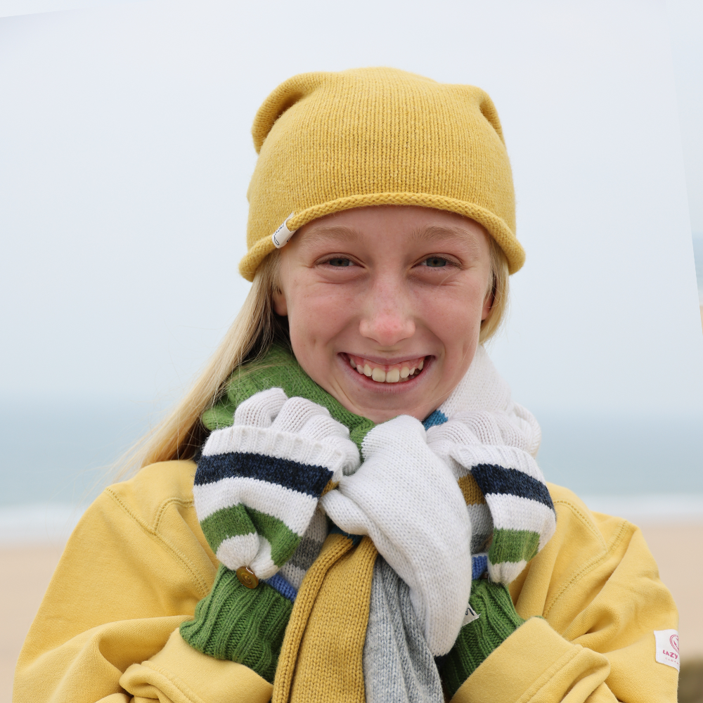LJ73 - Knitted Hat - Heather