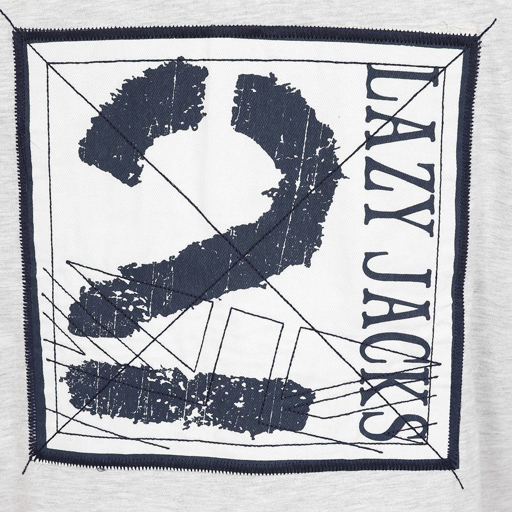 LJ76 - Rugby Shirt - Grey Marle
