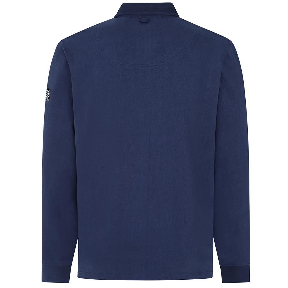 LJ76 - Men's Plain Rugby Shirt - Marine