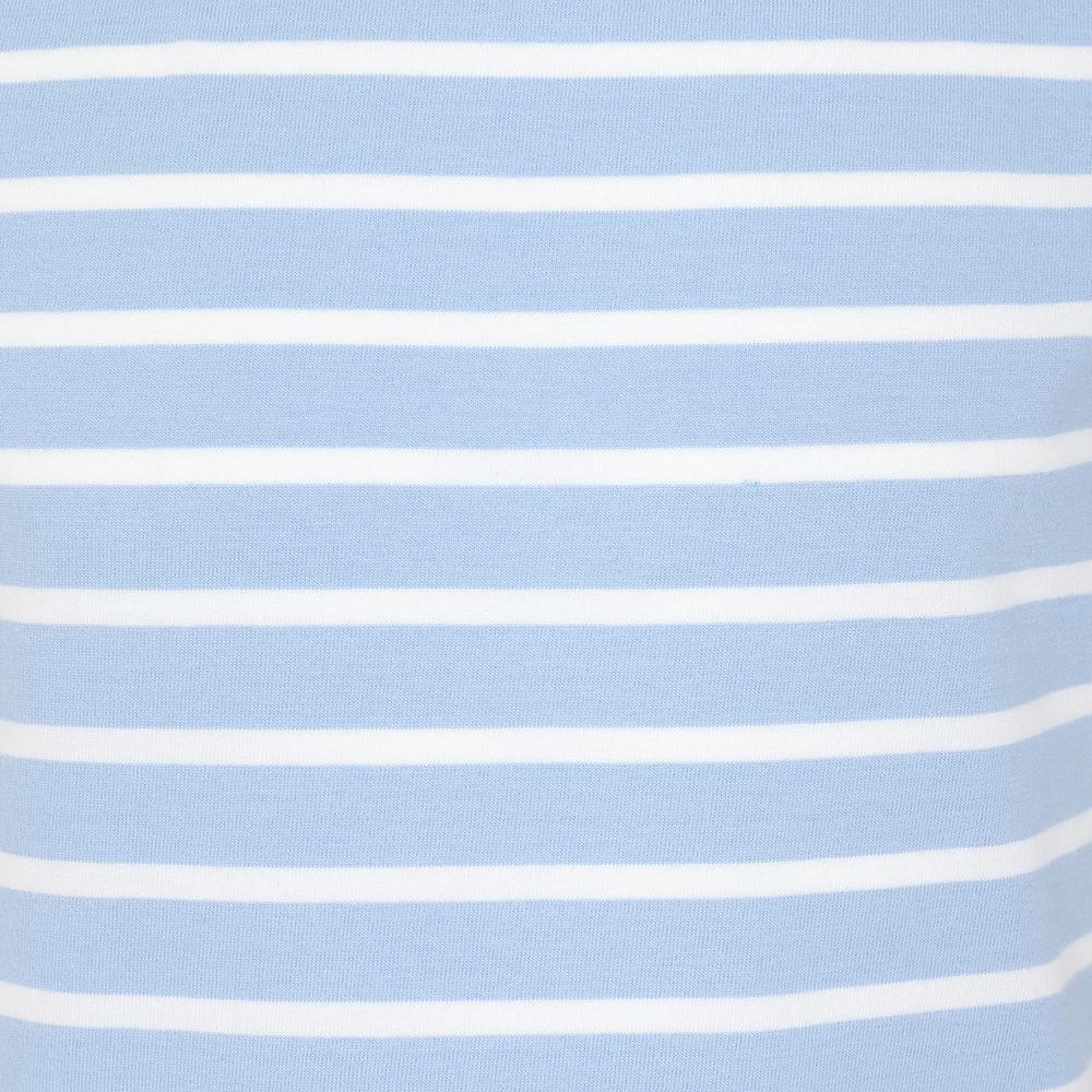LJ8C - Girls Short Sleeve Breton Top - Sky