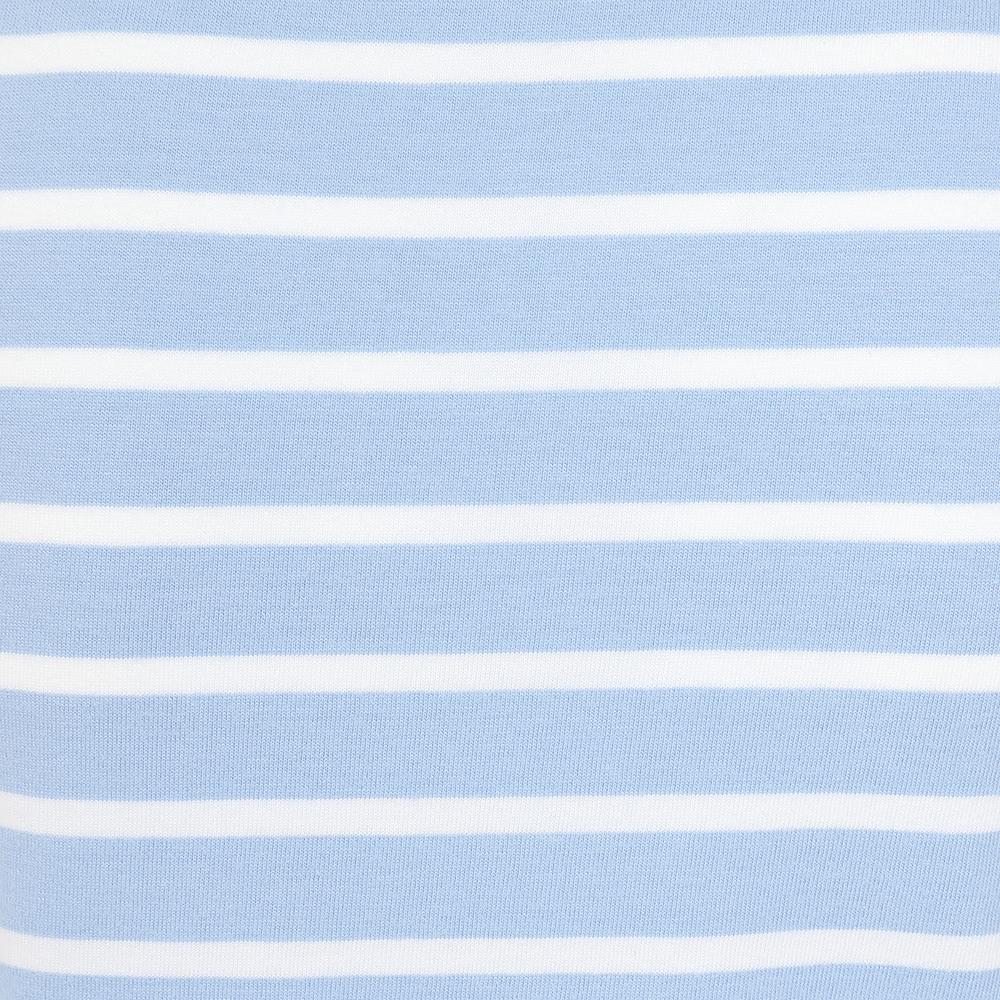 LJ8C - Girls Short Sleeve Breton Top - Sky