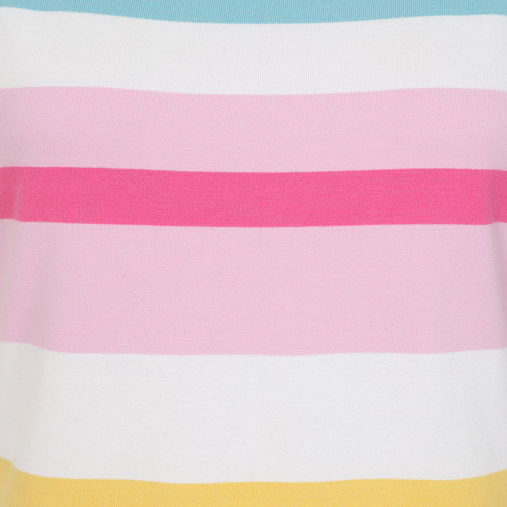 LJ8M - Ladies Multi Short Sleeve Breton - Brights