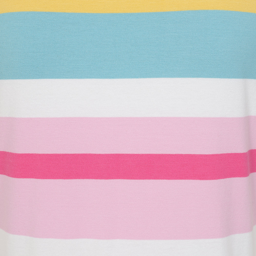 LJ8M - Ladies Multi Short Sleeve Breton - Brights