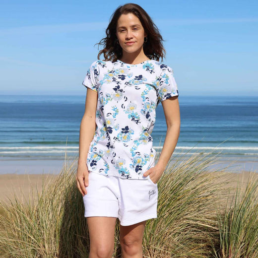 LJ8P - Ladies Printed T-Shirt - Fleur