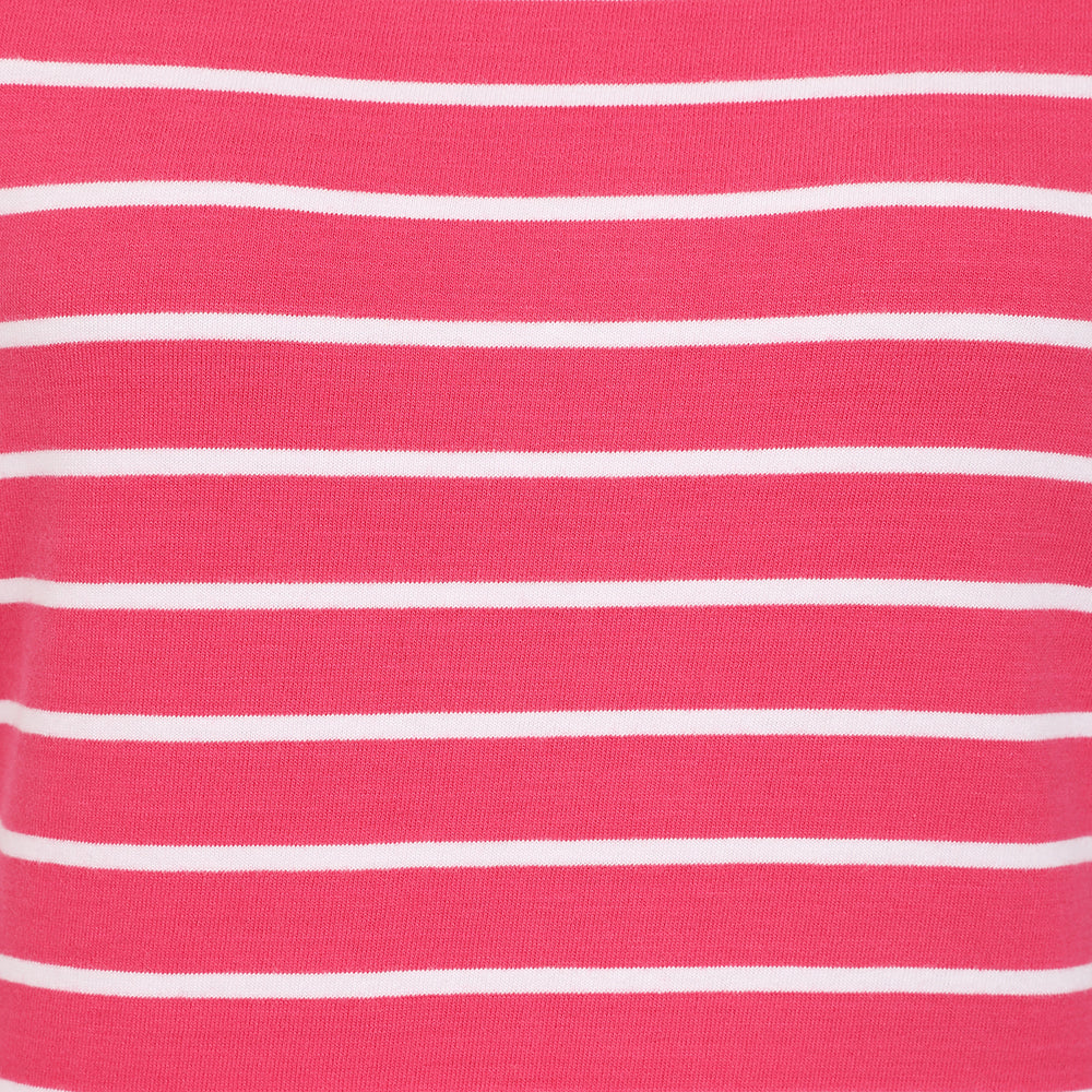 LJ8 - Ladies Short Sleeve Breton Top - Cherry