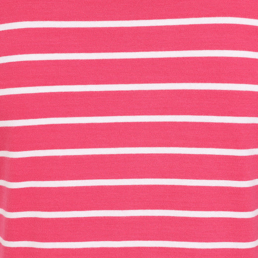 LJ8 - Ladies Short Sleeve Breton Top - Cherry
