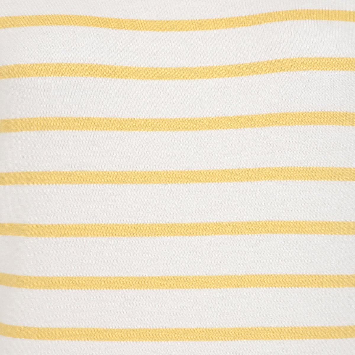 LJ8 - Ladies Short Sleeve Striped Breton Top - Lemon