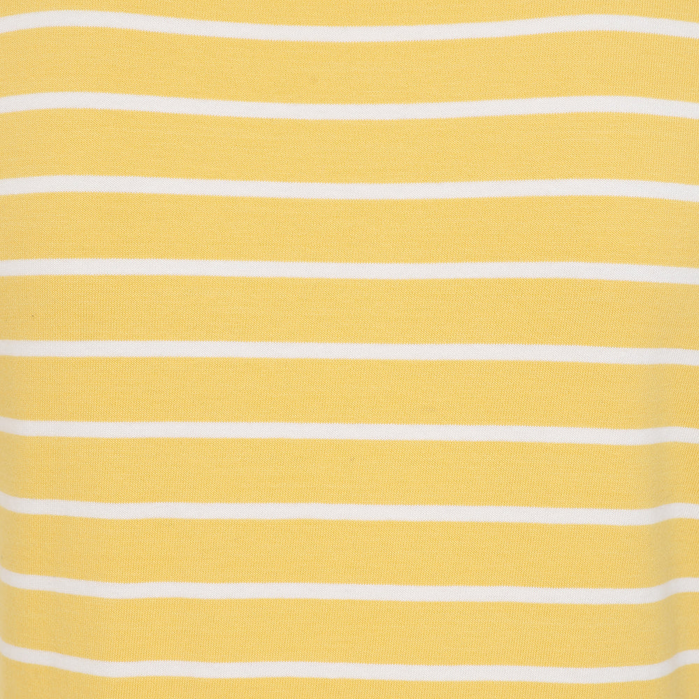 LJ8 - Ladies Short Sleeve Breton Top - Lemon