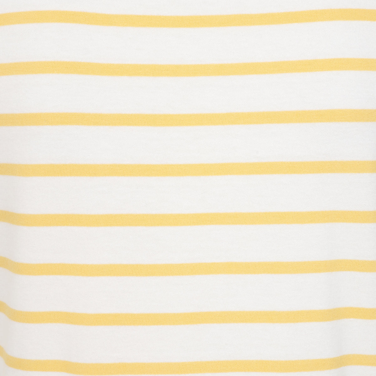 LJ8 - Ladies Short Sleeve Striped Breton Top - Lemon