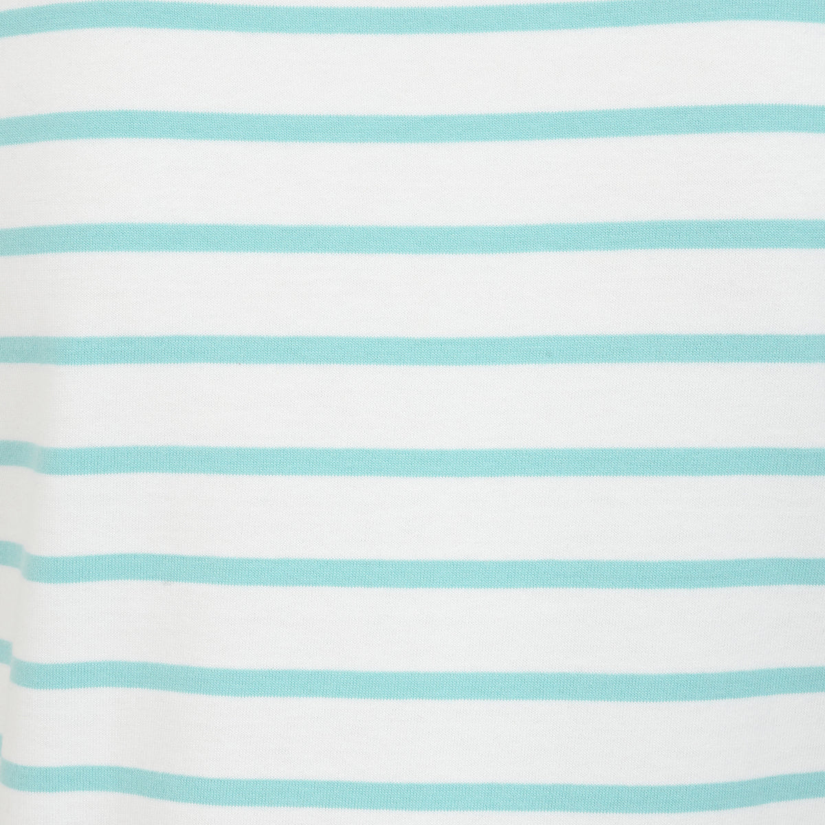 LJ8 - Ladies Short Sleeve Striped Breton Top - Peppermint