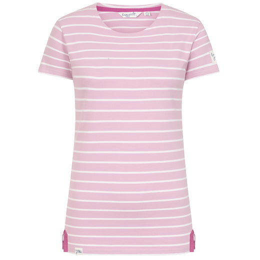 LJ8 - Ladies Short Sleeve Breton Top - Rose