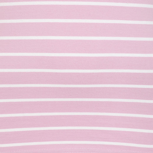 LJ8 - Ladies Short Sleeve Breton Top - Rose