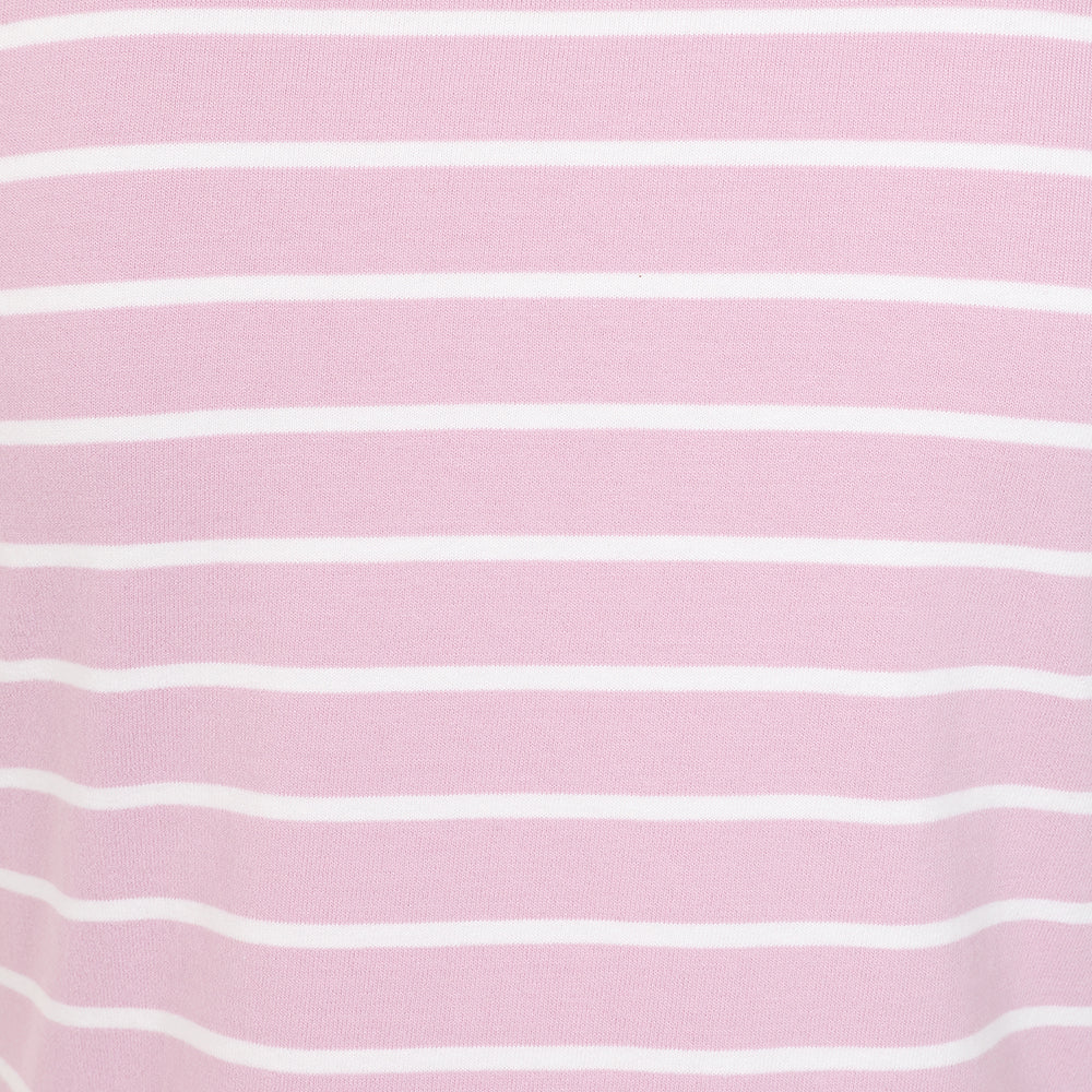 LJ8 - Ladies Short Sleeve Breton Top - Rose