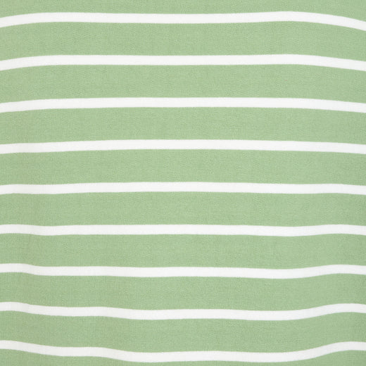 LJ94S - Ladies Striped Roll Neck Sweatshirt - Grass