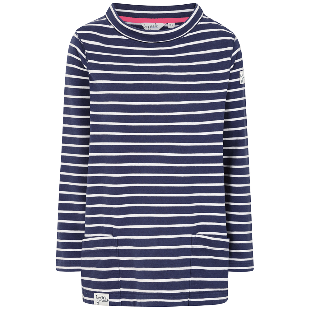 LJ94S - Roll Neck Sweatshirt - Twilight