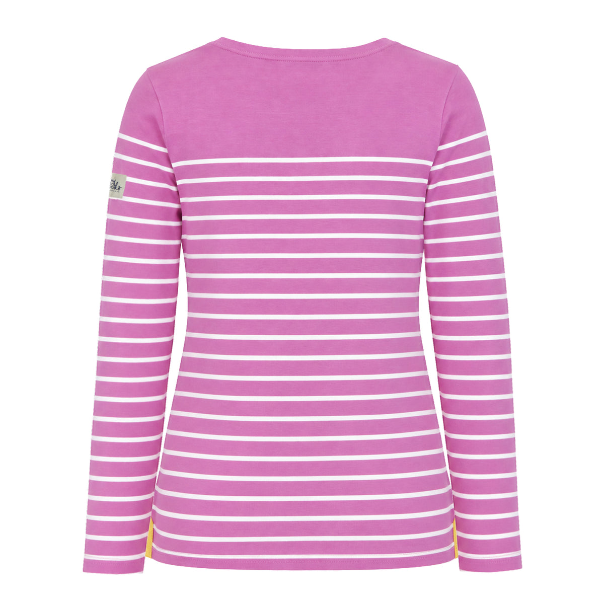 LJ97 - Long Sleeve Striped Breton - Raspberry