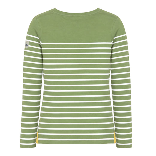 LJ97 - Long Sleeve Striped Breton - Sage