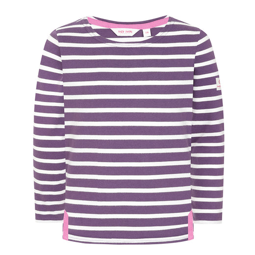 LJ97C - Girls Long Sleeve Top - Loganberry