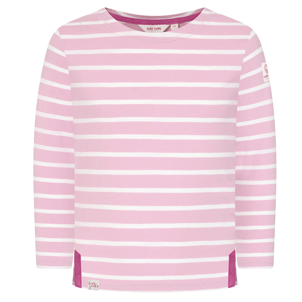 LJ97C - Girls Long Sleeve Top - Pink