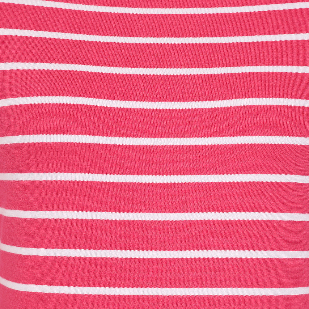 LJ97 - Ladies Long Sleeve Breton Top - Cherry