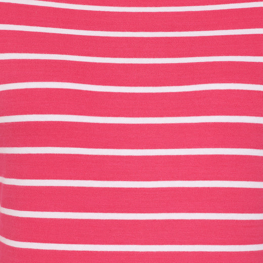 LJ97 - Ladies Long Sleeve Breton Top - Cherry