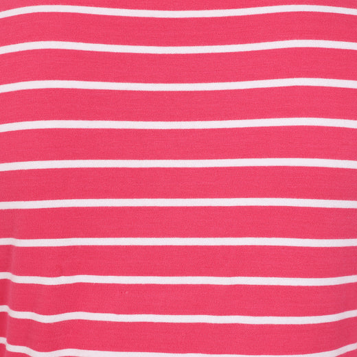 LJ97 - Ladies Long Sleeve Breton Top - Cherry
