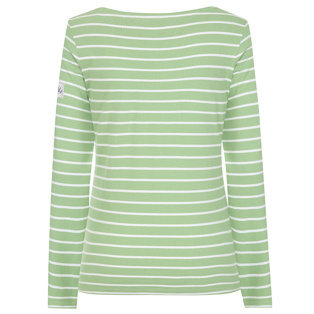 LJ97 - Ladies Long Sleeve Breton Top - Grass