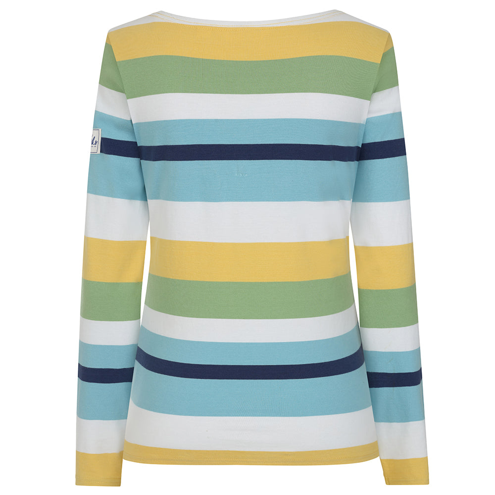 LJ97M - Long Sleeve Breton Top - Greens
