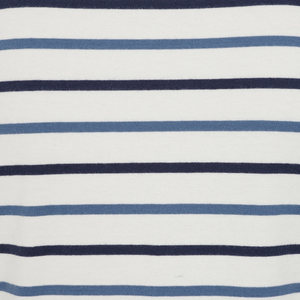 LJ97 - Long Sleeve Striped Breton - Blue