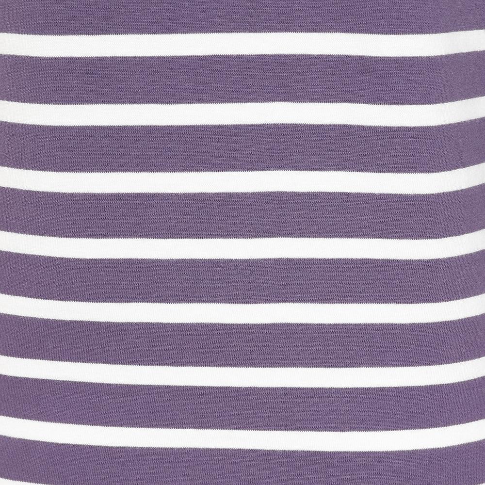 LJ97 - Striped Breton Top - Loganberry