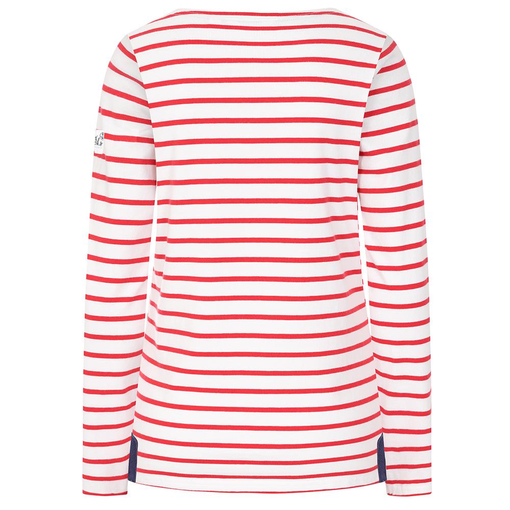 LJ97 - Long Sleeve Striped Breton - Cherry