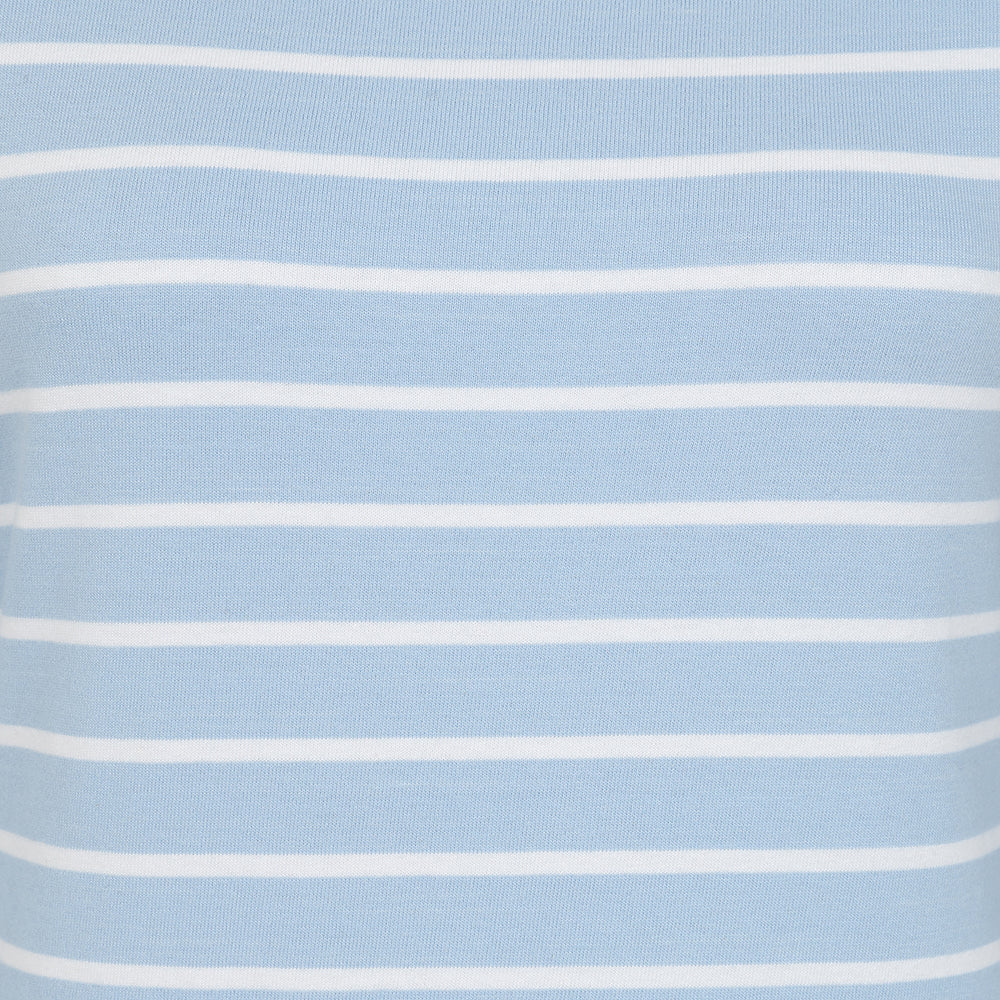 LJ97 - Ladies Long Sleeve Breton Top - Sky