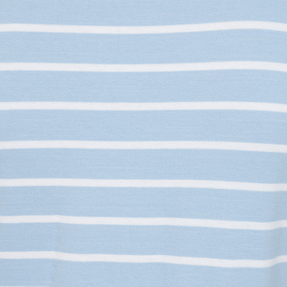 LJ97 - Ladies Long Sleeve Breton Top - Sky