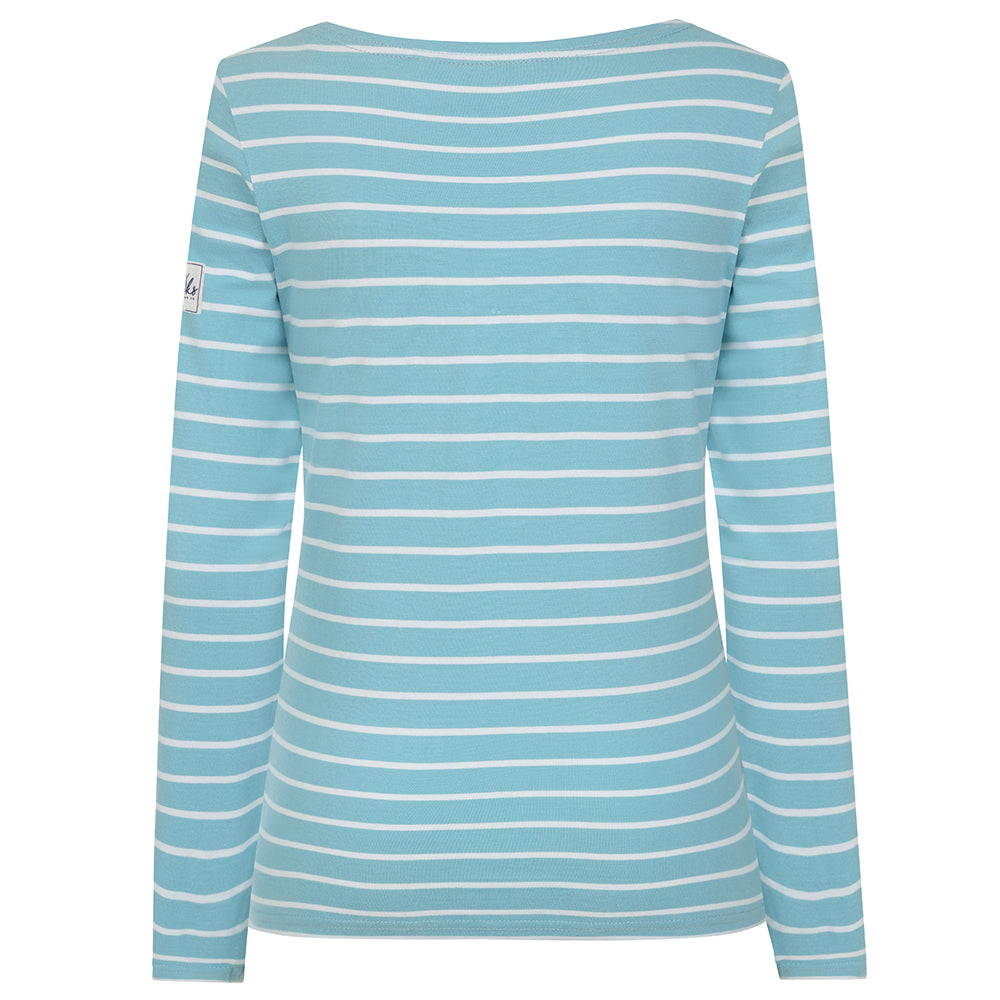 LJ97 - Ladies Long Sleeve Breton Top - Spearmint