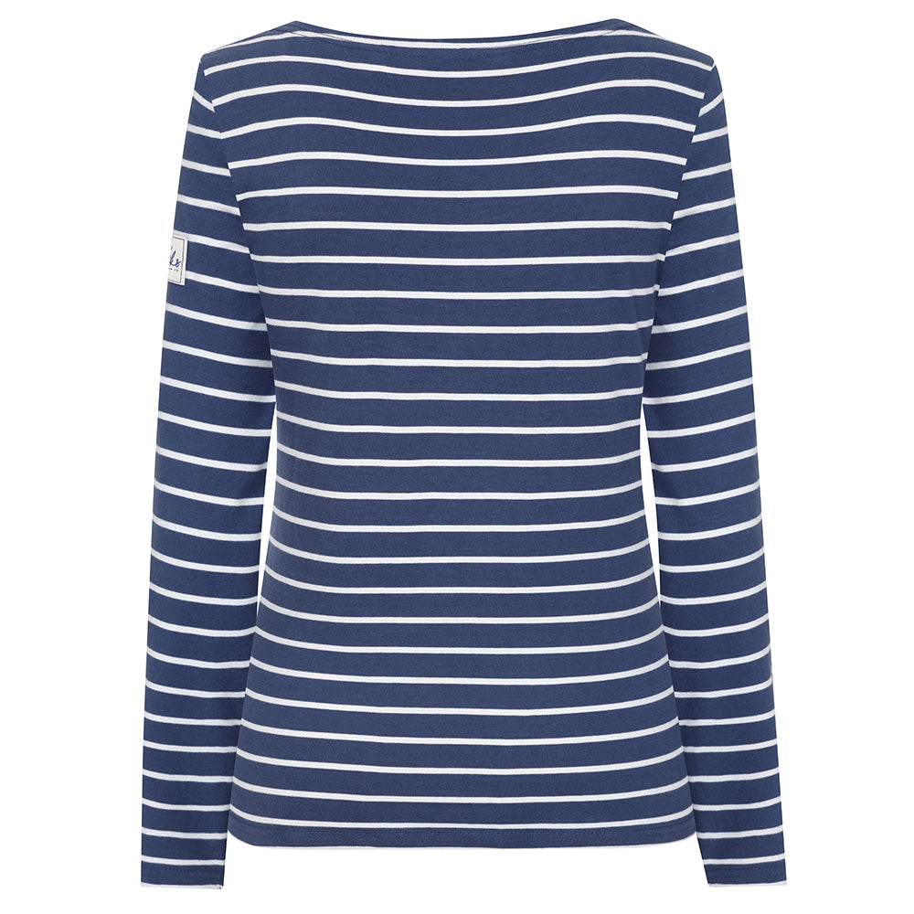 LJ97 - Ladies Long Sleeve Breton Top - Twilight