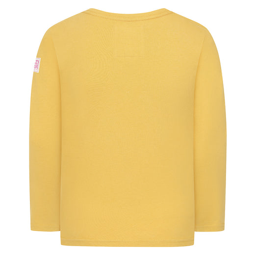 LJ99C - Girls Long Sleeve Printed Top - Heather