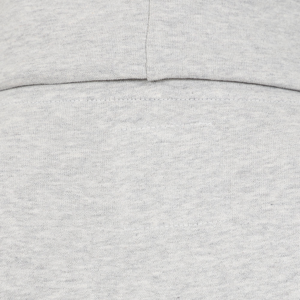 LJ99 - Ladies Plain Roll Neck Sweatshirt - Grey Marle
