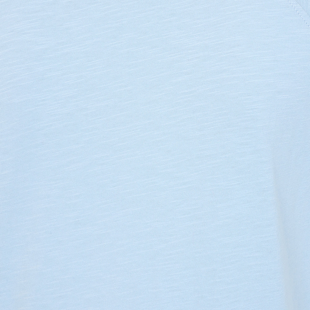 LJ163 - Ladies Roll Sleeve Tee - Sky