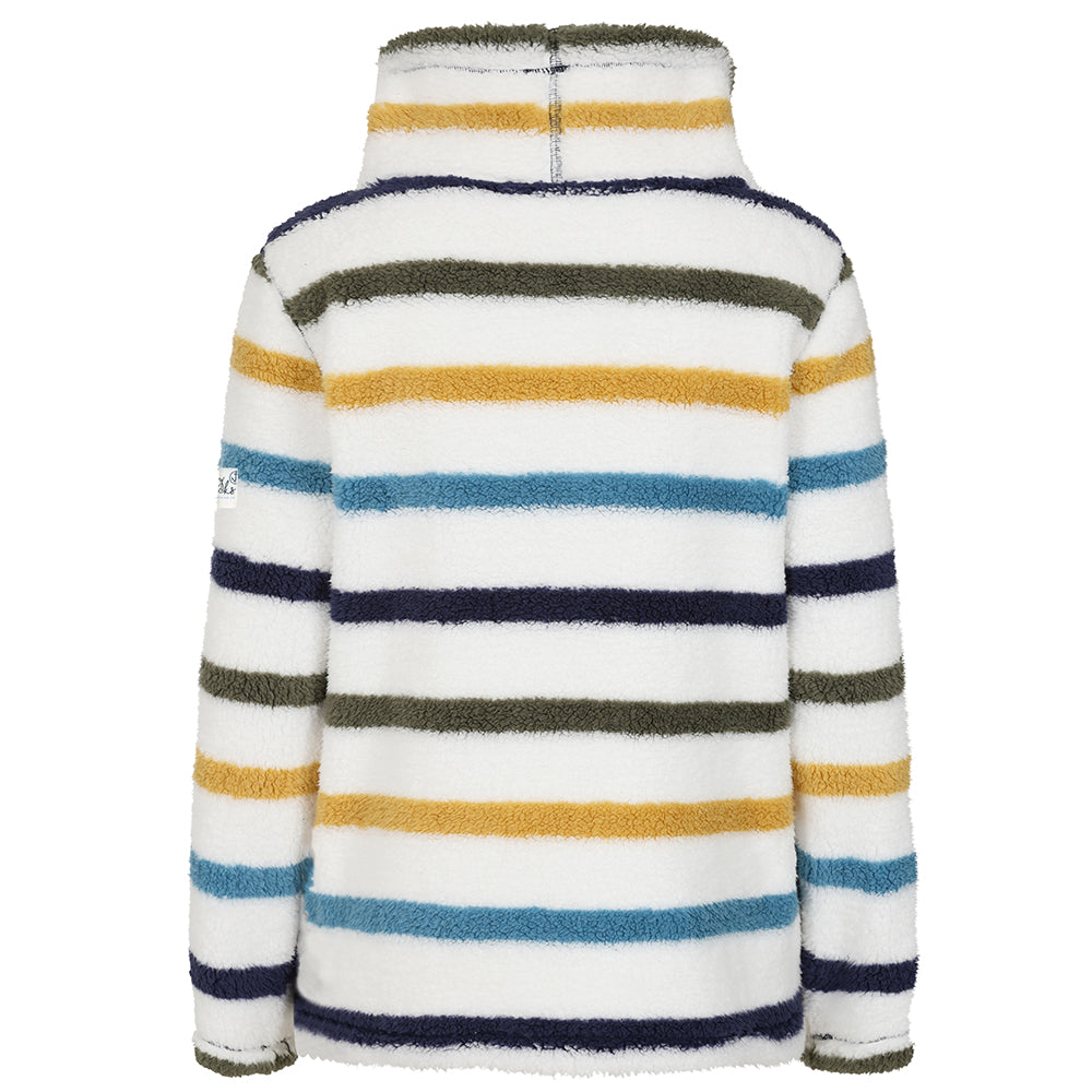 LJ30S - Striped Roll Neck Snug - Khaki