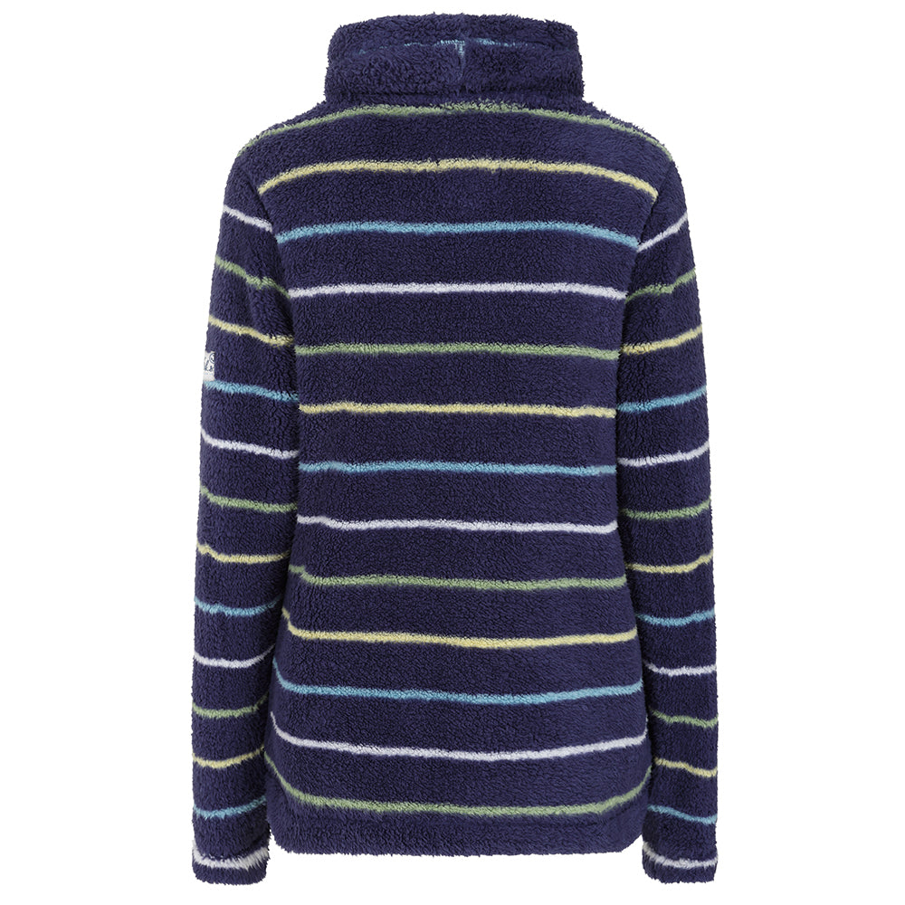 LJ30S - Striped Roll Neck Snug - Winter Greens