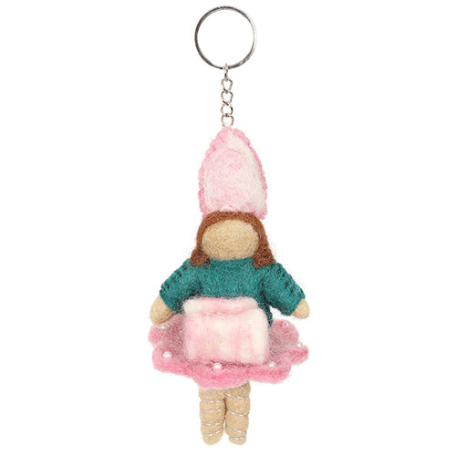 Pink Fairy Key Ring