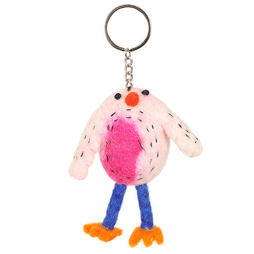 Funky Chick Key Ring